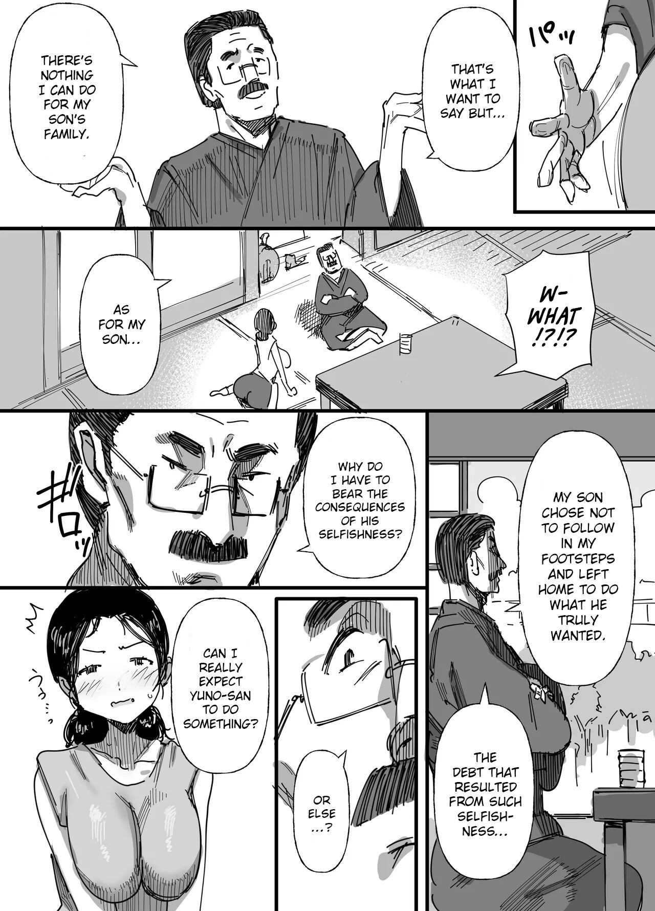 Hentai Manga Comic-My Husband's Debt: A Wife Sells Herself to Her Father-in-Law as Creampie Repayment-Read-10